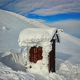 雪,冬天,冰