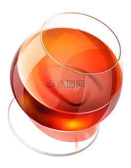 玻璃,科涅克白兰地,喝