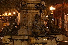 噴泉,布拉迪斯拉發(fā),夜