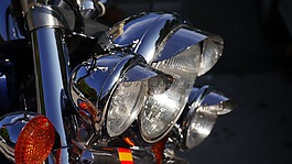 鉻,摩托車,燈具