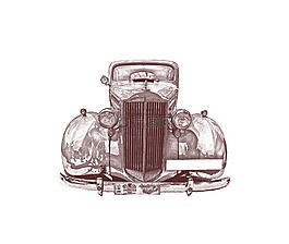 年份,插图,汽车