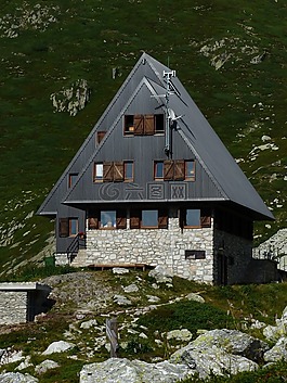rifugio 著作,阿尔卑斯山的小屋,山上的小屋