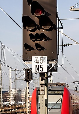 信號(hào),停止,火車