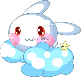 兔子,云,星