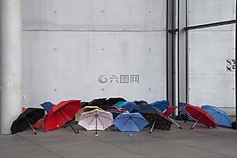 雨傘,拉伸,天氣