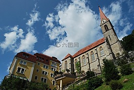 加斯坦,阿爾卑斯山,教堂