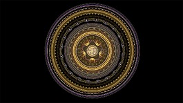 分形,曼陀羅,黃金