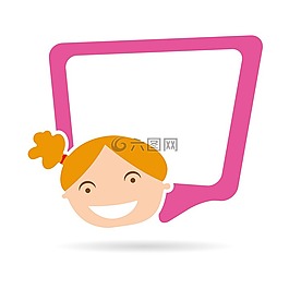 女孩,聊,溝通