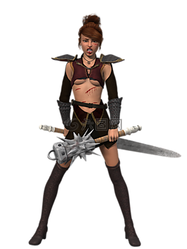 女子,战士,amazone