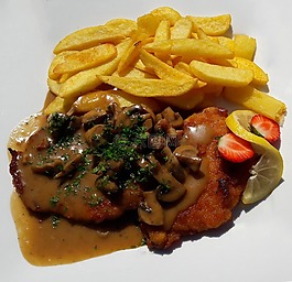 吃,食品,肉