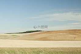 天空,沙漠,云