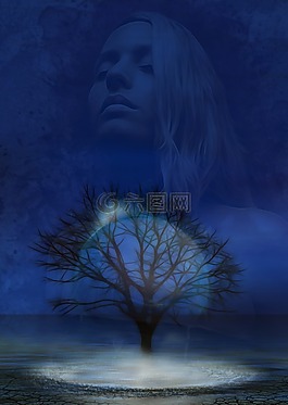 女子,構(gòu)成,photoshop