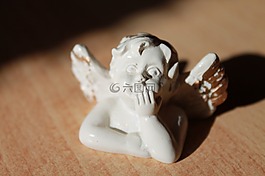 天使,孩子,翼