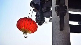 紅燈籠,橋,古建筑