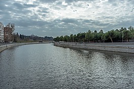 里維拉,河,城市