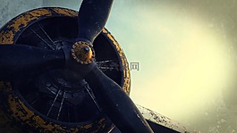 飛機(jī),老,徑向式發(fā)動(dòng)機(jī)