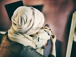 頭巾,時(shí)尚,優(yōu)雅