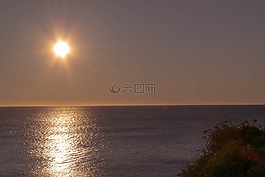 黎明,太陽(yáng),海