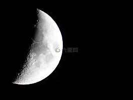 月亮,夜,視圖