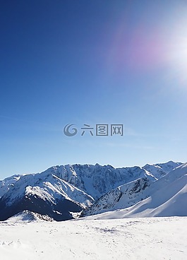 山,阿爾卑斯山,雪