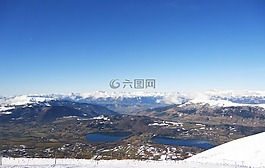 全景圖,阿爾卑斯山,法國(guó)