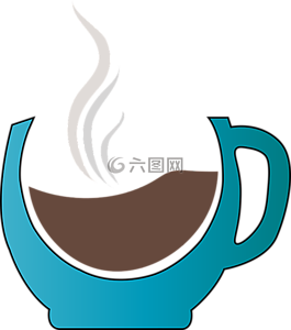 咖啡,杯,熱
