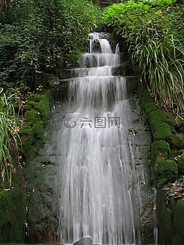 瀑布,水,河