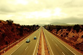 路線,路,全景