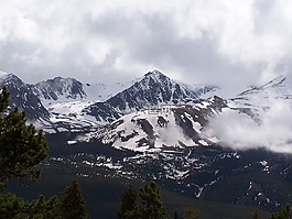 洛基山,高峰,自然