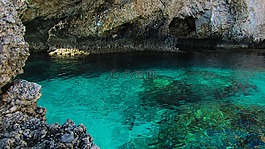 海洞,海,绿松石