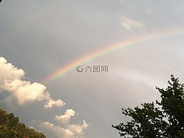 彩虹,天空,國家