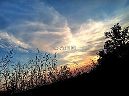 日出,日落,太陽