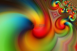 抽象,光明,彩虹