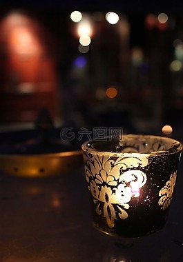 蜡烛,光,黑暗