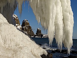 太平洋,巖,冰
