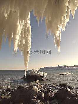 太平洋,巖,冰