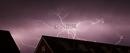 云,閃電,雷聲