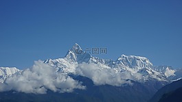 山,安納布爾納,天空