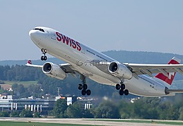 空客a330,瑞士航空公司,蘇黎世機場