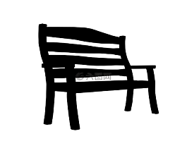 长凳,坐,公园