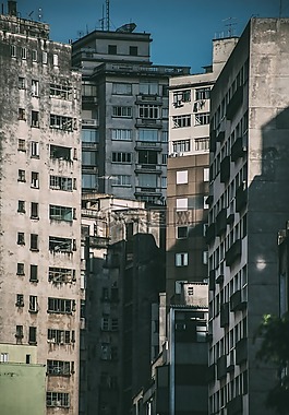 城市,高層,多層建筑