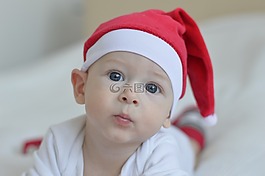 可愛,兒童,圣誕節(jié)