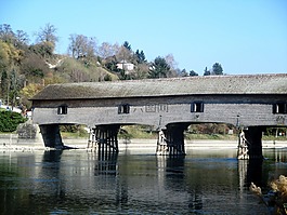 河,橋,木橋