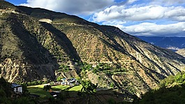 陽光,山峰,高原