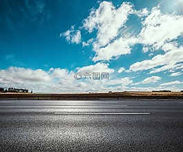 路,天空,藍(lán)色