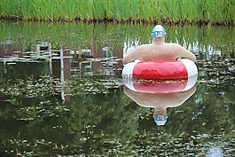 雕塑,水,放松