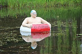 雕塑,水,放松