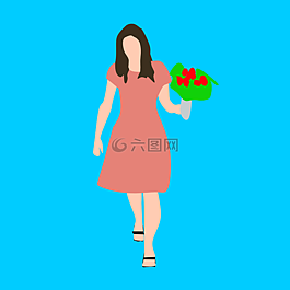 女子,走,控股