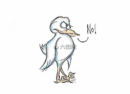 鳥,白,憤怒