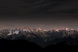 山,天空,阿爾卑斯山